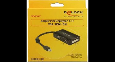 DeLOCK Mini DisplayPort naar VGA/HDMI/DVI adapter