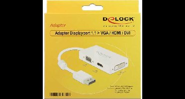 DeLOCK DisplayPort > VGA/HDMI/DVI adapter