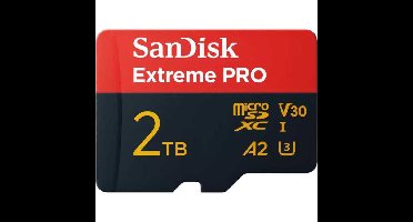 SanDisk Extreme PRO 2 TB microSDXC geheugenkaart
