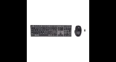 HP 720 Multi-Device Rechargeable Wireless Keyboard and Mouse Combo desktopset