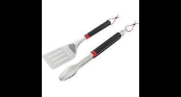 Weber Barbecuetang- en spatelset grillbestek