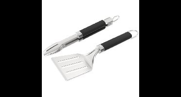 Weber Portable Barbecuetang en spatelset grillbestek