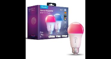 Govee RGBWW Smart LED Bulb E27 (800lm) (2-pack) ledlamp