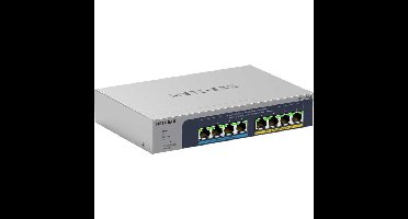 Netgear 8-poorts multi-Gigabit (2,5G) Ethernet Ultra60 PoE++ Smart switch