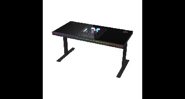 LORGAR Desk Elite 90 Series Glass tafel behuizing