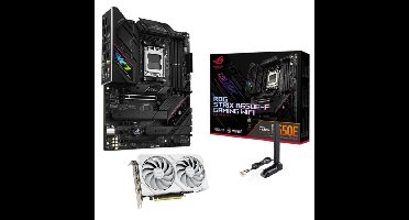 ALTERNATE Upgrade Kit ROG Strix B650E-F Gaming WiFi + Dual RX 9060 XT White Edition
