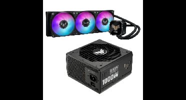 ASUS TUF Gaming LC III 360 ARGB LCD + TUF Gaming 1000W Gold waterkoeling