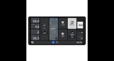 Shelly Wall Display X2i bedieningspaneel