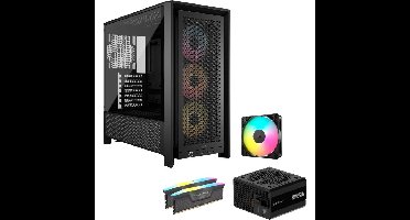 Corsair FRAME 4000D RS ARGB + RM850e + RS120 + 32 GB Bundel midi tower behuizing