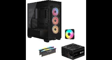 Corsair 3500X RS-R ARGB + RM850e + RS120 + 32 GB Bundel midi tower behuizing