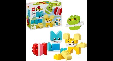 LEGO DUPLO - 3-in-1 creatieve huisdieren Constructiespeelgoed