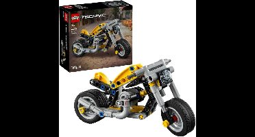 LEGO 42225 Technic Gelbes Motorrad Constructiespeelgoed
