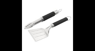 Weber Portable barbecuetang en spatelset grillbestek