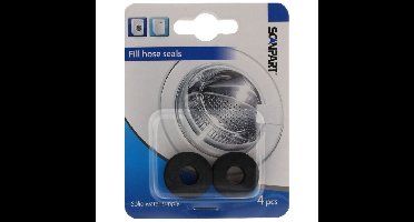 Diverse Aanvoerslang afdichtingen, 4 stuks