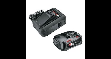 GARDENA Startkit P4A QC AL18V-44 + 1x 2,5 Ah snellader en accu set