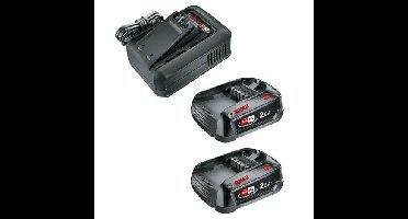 GARDENA Startkit P4A QC AL18V 44 + 2x 2,5 Ah snellader en accu's set