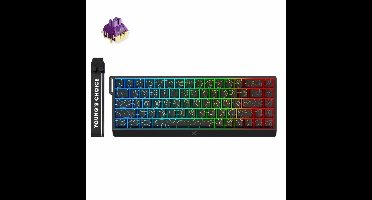 MCHOSE Ace 68 HE Magnetic TTC black US gaming toetsenbord