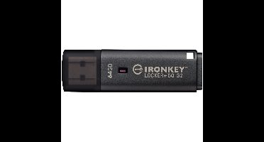 Kingston IronKey Locker+ 50 G2 USB Flash Drive 64 GB usb-stick