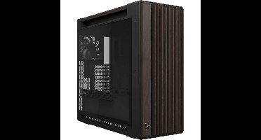 ASUS ProArt PA602 Wood Edition Retro Brown - Tempered Glass Panel big tower behuizing