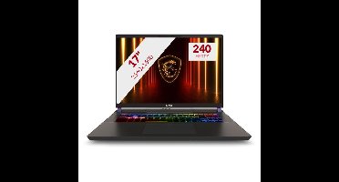 MSI Vector 17 HX AI A2XWJG-056NL 17'' gaming laptop