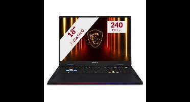 MSI Raider A18 HX A8WHG-284NL 18'' gaming laptop