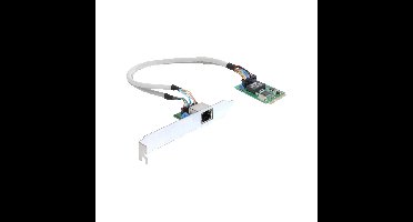 DeLOCK MiniPCIe I/O PCIe full size 1 x Gigabit Lan netwerkadapter