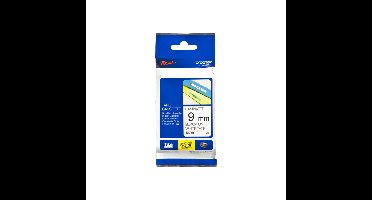 Brother Originele TZe-221 labeltape zwart op wit, breedte 9 mm printlint