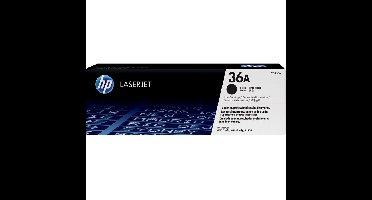 HP 36A zwarte LaserJet tonercartridge CB436A