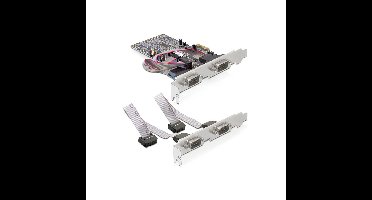 DeLOCK PCI Express Kaart > 4x Serieel interface kaart