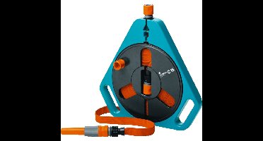 GARDENA Classic roll-fix, platte slang in cassette Slanghaspel