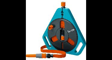 GARDENA Classic roll-fix, platte slang in cassette Slanghaspel