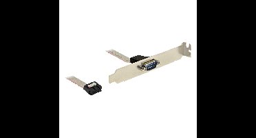 DeLOCK Slot Bracket > 1 x Serieel slotplaatje