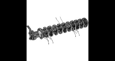 WOLF-Garten Set met veren voor VS302E/303E reserveonderdeel