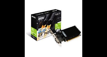 MSI GT 710 2GD3H LP grafische kaart