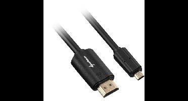 Sharkoon HDMI > micro-HDMI 2.0 kabel