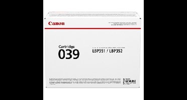 039 zwarte tonercartridge - hoog rendement - ca. 11.000 pagina's