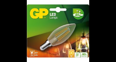 LED Mini Candle Filament 4W E14 B35 Warm Wit