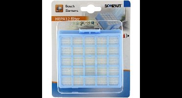 Siemens BBZ153HF HEPA H12 Filter - Niet-uitwasbaar Fijnstof- en Allergiefilter