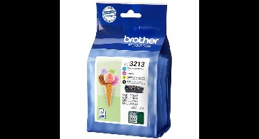 LC3213VAL inktcartridge 4 stuk(s) Origineel Hoog (XL) rendement Zwart, Cyaan, Magenta, Geel