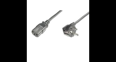 AK-440109-008-S electriciteitssnoer Zwart 0,75 m C13 stekker IEC C13