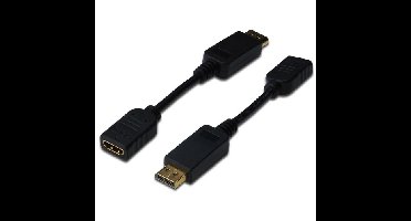 DB-340400-001-S video kabel adapter 0,15 m DisplayPort HDMI Type A (Standaard) Zwart