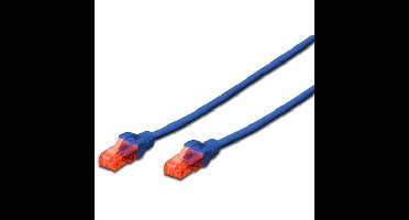 DK-1617-0025/B netwerkkabel Blauw 0,25 m Cat6 U/UTP (UTP)
