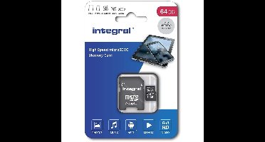 Micro SDXC 64GB V10 100MB/s geheugenkaart