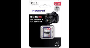 Ultima Pro SDXC V30 64GB geheugenkaart 100/50MB/s