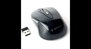 MUSW-6B-01 draadloze optische muis - 6 knoppen, 1600 DPI, rechtshandig