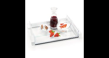Uittrekbaar plateau met uitneembare tray voor koelkast