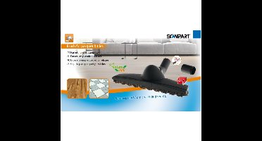 Parketborstel SBB 300 Twister - Zachte parketborstel voor kwetsbare vloeren