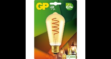 LED Spiral Flame ST64 5W E27 - Vintage Filamentlamp Warm Wit