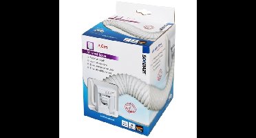 Kunststof lucht afvoerslang 3 meter - Ø100 mm - Systeem 100