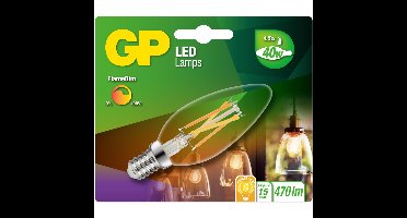LED Kaars Filament 4W E14 B35 Warm Wit